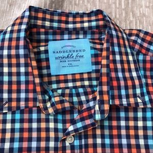 Saddlebred Short Sleeve Checked XXL